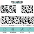 thumbnail image 2 of Coffee Beans and Cups Silhouettes Plush Pillow Cases Standard Size Ultra Soft Warm Pillowcases with Zipper 20"x26", 2 of 9