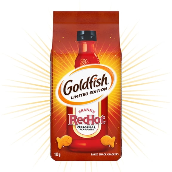 Pepperidge Farm Goldfish Franks OIF8 RedHot Original Flavored Crackers 180g/6.3 oz. Bag (Imported from Canada)