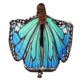 thumbnail image 1 of Disfraz de mariposa JanHm para mujer con alas de tela color Verde azulado Multicolor Púrpura-Rosa, 1 of 5