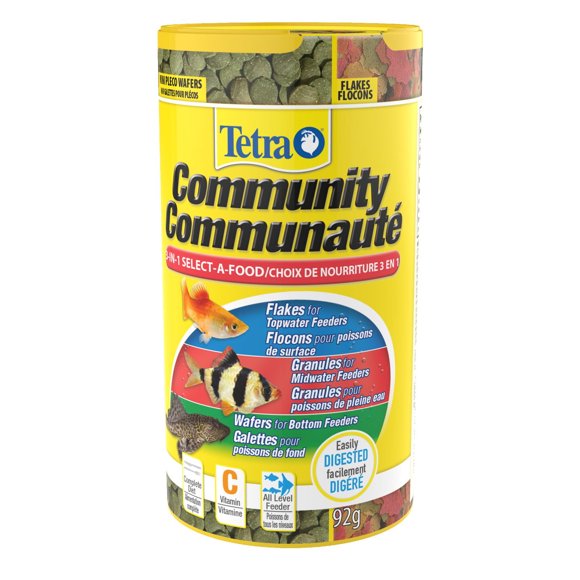 Tetra Community 3-in-1 Select-A-Food, Nutrition For All Aquarium Feeding Levels
