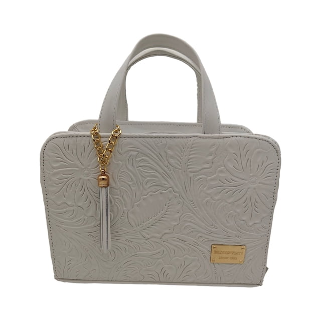Bolso en Piel Vacuno Cincelada Fana Patricia Blanco FANA BOLSOS Bolsa de Mano en Piel
