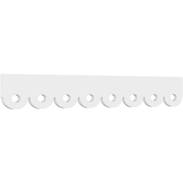 Ekena Millwork RUNP06X0625X48HUD 6 x 48 Po Pas 0,62 Po Hudson Architecture Grade PVC Course Garniture