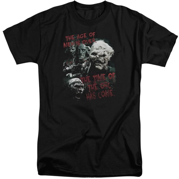 Lord of the Rings Time Of The Orc S/S Adult Tall Black