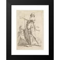 thumbnail image 2 of Salvator Rosa 11x14 Black Modern Framed Museum Art Print Titled - Soldier Holding a Shield with the Head of Medusa (1656 - 1657), 2 of 5