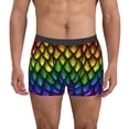 thumbnail image 1 of Fotbe Dragon Scales Calzoncillos Tipo Boxer con Bolsa de Soporte Total para Hombre, X-Temp Fresco, Transpirable y de Secado Rápido-Large, 1 of 5