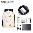 thumbnail image 6 of Haiem Funny Chicken Backpack - Stylish and Durable 15-inch Laptop Backpack with Waterproof Oxford Fabric, 6 of 8