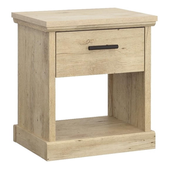 Pemberly Row Engineered Wood Night Stand in Prime Oak Finish
