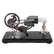 thumbnail image 2 of Kit de modelo de motor Stirling, modelo de generador de motor Stirling negro, modelo de experimento de ciencia física, juguete educativo, 2 of 14