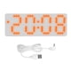 thumbnail image 2 of Reloj despertador digital LED reloj electrónico de escritorio Pantalla de temperatura 3 niveles de brillo Multifunción Operación simple Elegante para dormitorio ANGGREK Otros, 2 of 8