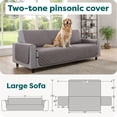 thumbnail image 3 of FurHaven Pet Products | Reversible Furniture Cover Protector for Dogs & Cats, Gray/Mist, Large Sofa, 3 of 9