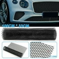 thumbnail image 6 of Htwon Black Aluminum Mesh Grill Cover Car Fender Vent Grille Net, 40''x13'', 6 of 15