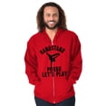 thumbnail image 4 of Handstand Posse Lets Play Gymnastics Men Big & Tall Zip Hoodie Brisco Brands 5X, 4 of 6
