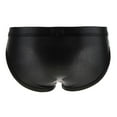 thumbnail image 4 of Ropa Interior Brillante para Hombre Calzoncillos Calzoncillos Calzoncillos Deportivos Calzoncillos Ropa Interior Wetlook Hombres Pantalones Cortos Negro BLESIY Ropa interior brillante de los hombres, 4 of 8
