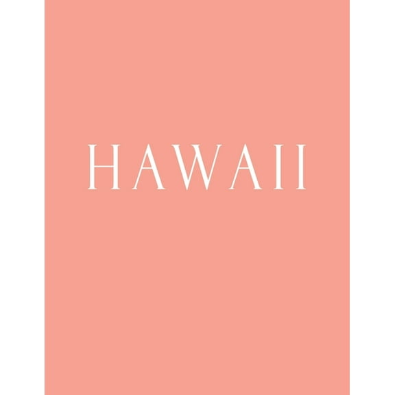 Hawaii: Decorative Book to Stack Together on Coffee Tables, Bookshelves and Interior Design - Add Bookish Charm Decor to Your Home - Stack Deco Books together to create Your unique Fashion Design styl