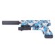 thumbnail image 2 of Bola De Gel Splatter Blaster Ecológico Automático Bola De Agua Juguete Con Linterna Para Juego De Tiro Al Aire Libre Graffiti Azul, 2 of 8