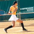 thumbnail image 3 of 3 Pairs Copper Compression Socks for Women & Men Circulation 15-20 mmhg - Better Blood Flow, Swelling, Best Support for Medical, Running, Nursing, 3 of 6