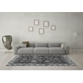 thumbnail image 3 of Ahgly Company Indoor Round Abstract Gray Modern Area Rugs, 7' Round, 3 of 4