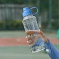 thumbnail image 4 of Outoloxit 1L Leak-Proof BPA-Free Water Bottle with Carry Strap, Anti-Fall & Heat Resistant Sports Cup for Gym, Hiking, Camping, 33.8oz Large Capacity Fitness Plastic Water Bottle, 4 of 7