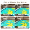 thumbnail image 7 of ODIKA 3'x5' Washable Accent Rug Pet Friendly, Non-Shedding Mat Large Map Playroom Ocean Educational Layout Continents Border for Bedside, Nursery Room, 7 of 7