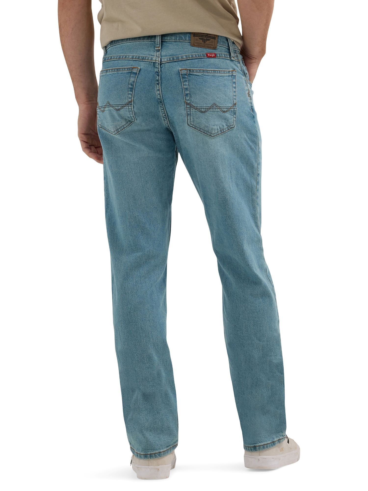 Wrangler Men's Straight Fit Jean with Stretch