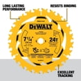 thumbnail image 2 of Hoja de sierra circular DEWALT DWA271424 7-1/4" 24T, 2 of 9