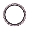thumbnail image 2 of Lsque Pink Lotus Buddha Ultra Soft Car Steering Wheel Cover for Women, Standard 15 inch Size for Truck Van SUV Auto, 2 of 8