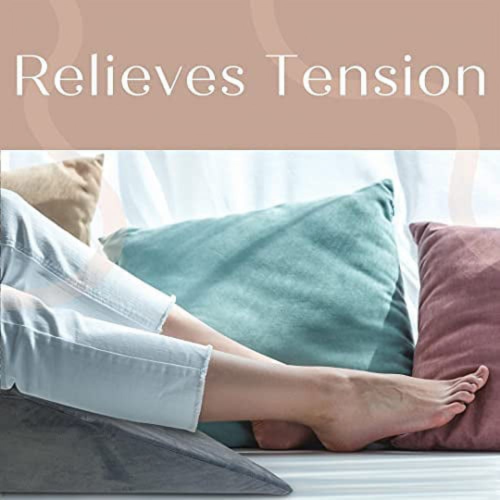 Wedge Pillow Cover for 24x21x8 Leg Elevation Pillow, Knee Pillow Cover, Leg  Rest Pillowcase, Hypoallergenic, Viscose Made from Bamboo, Replacement