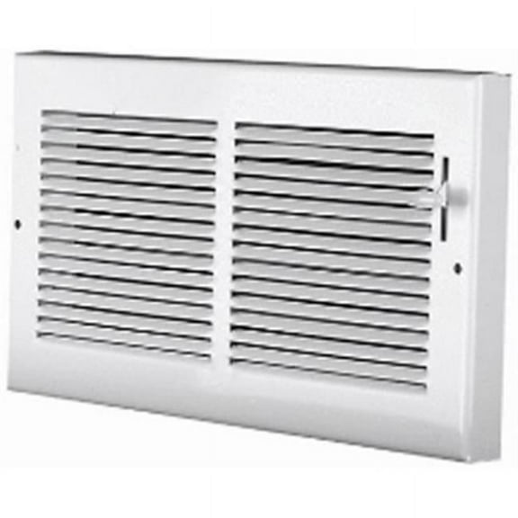 Greystone AB3BRWH126 12 x 6 in. Grille Baseboard Register, White