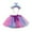 Purple, variant on Tkrady Girls Skirt Summer New Sequins Soft Comfortable Fashion Tutu Skirt with Headband, Sizes 2-11 Years