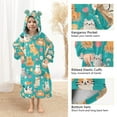 thumbnail image 4 of joogoo Blanket Hoodie for Cute Cats Cartoon Oversize Sweatshirt 3-14 YR L, 4 of 7
