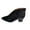 Black, variant on Fesfesfes Faux-Leather Boots for Women Fashion Winter Fall Boots Chunky Heel High Heel Slouchy Pointed Toe Short Boots 7.5(41)