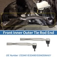 thumbnail image 3 of Unique Bargains 2pcs Front Outer Tie Rod Ends Kit for Acura CL TL Drag Link No.ES3491/ES3490/53540S84A01/53560S84A01, 3 of 6