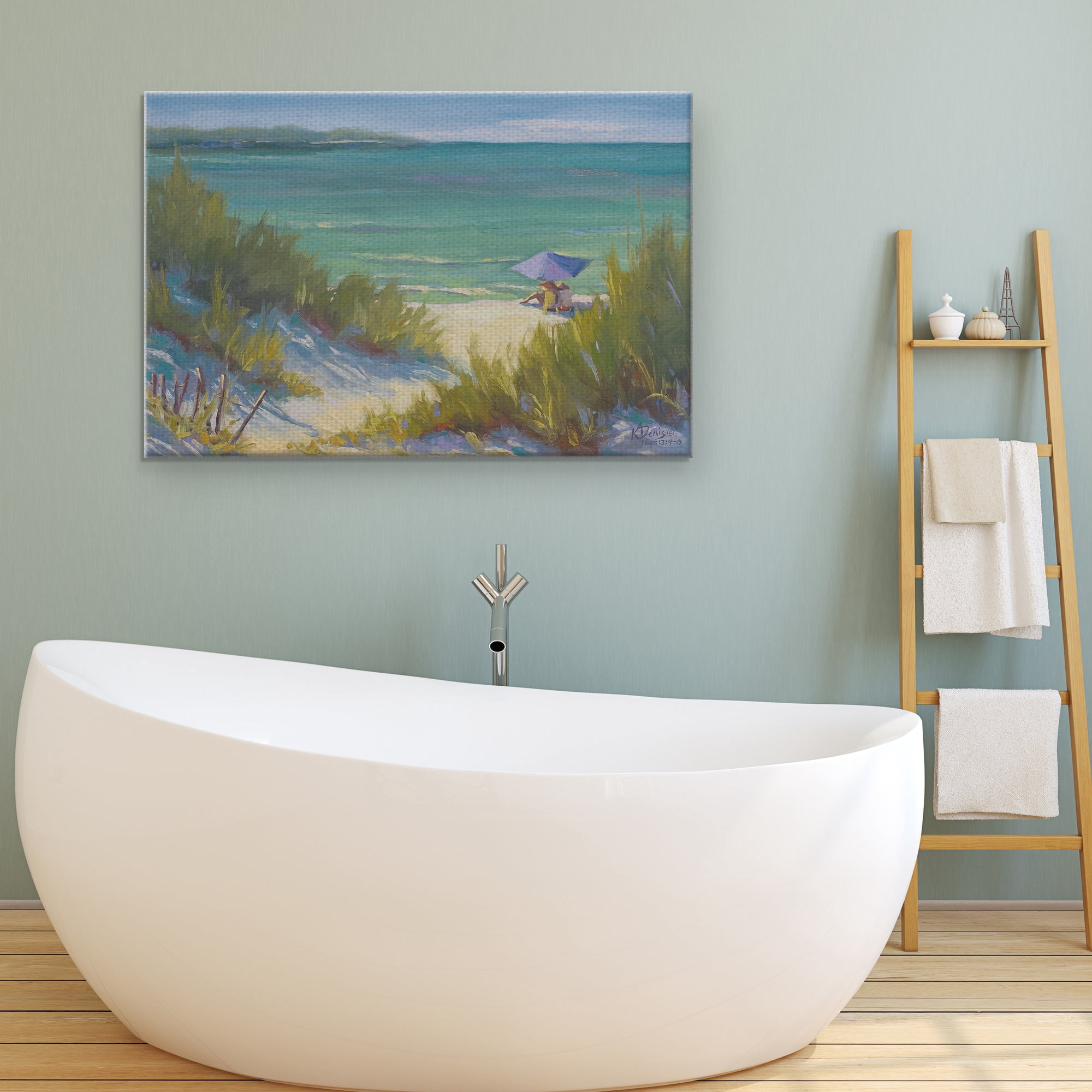Masterpiece Art Gallery The Right Ocean Path by Kathleen Denis Canvas Art Print 24" x 36"