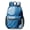 Blue and White, variant on Blue and White Marble Pattern 17" School Backpacks for Teens,Waterproof Oxford Fabric,S-Shape Padded Straps for School,Travel,Hiking,Camping