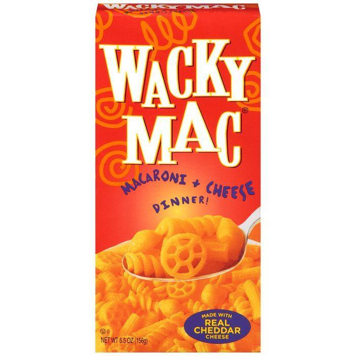 Wacky Mac Macaroni + Cheese Dinner! 5.5 Oz (Pack of 24)