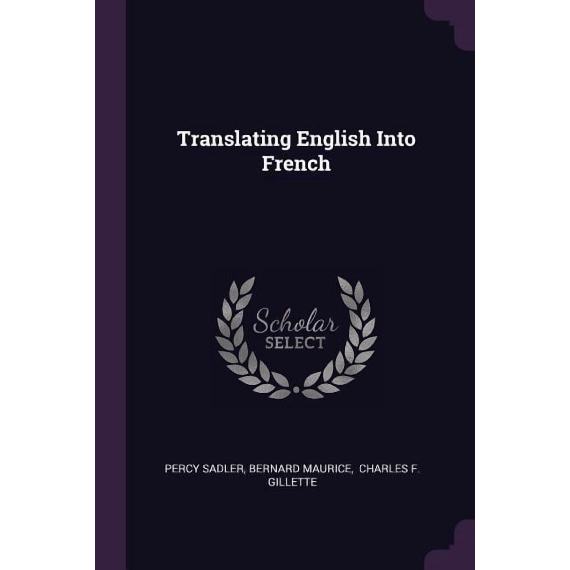 Translating English Into French (Paperback)