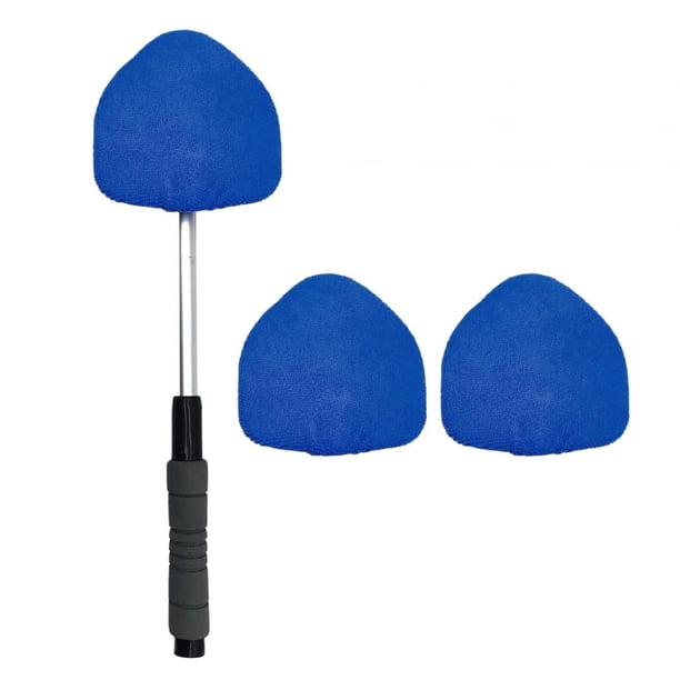 Limpiador de parabrisas de coche/limpiador de ventana de coche con 2 paños de microfibra/herramienta de limpieza de vidrio/limpiador de vidrio para Azul Sunnimix Limpiador de parabrisas de coche