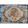 thumbnail image 3 of Traditional 2x3 Area Rug (2' x 3') Medallion Yellow, Gold Indoor Scatter Easy to Clean, 3 of 8