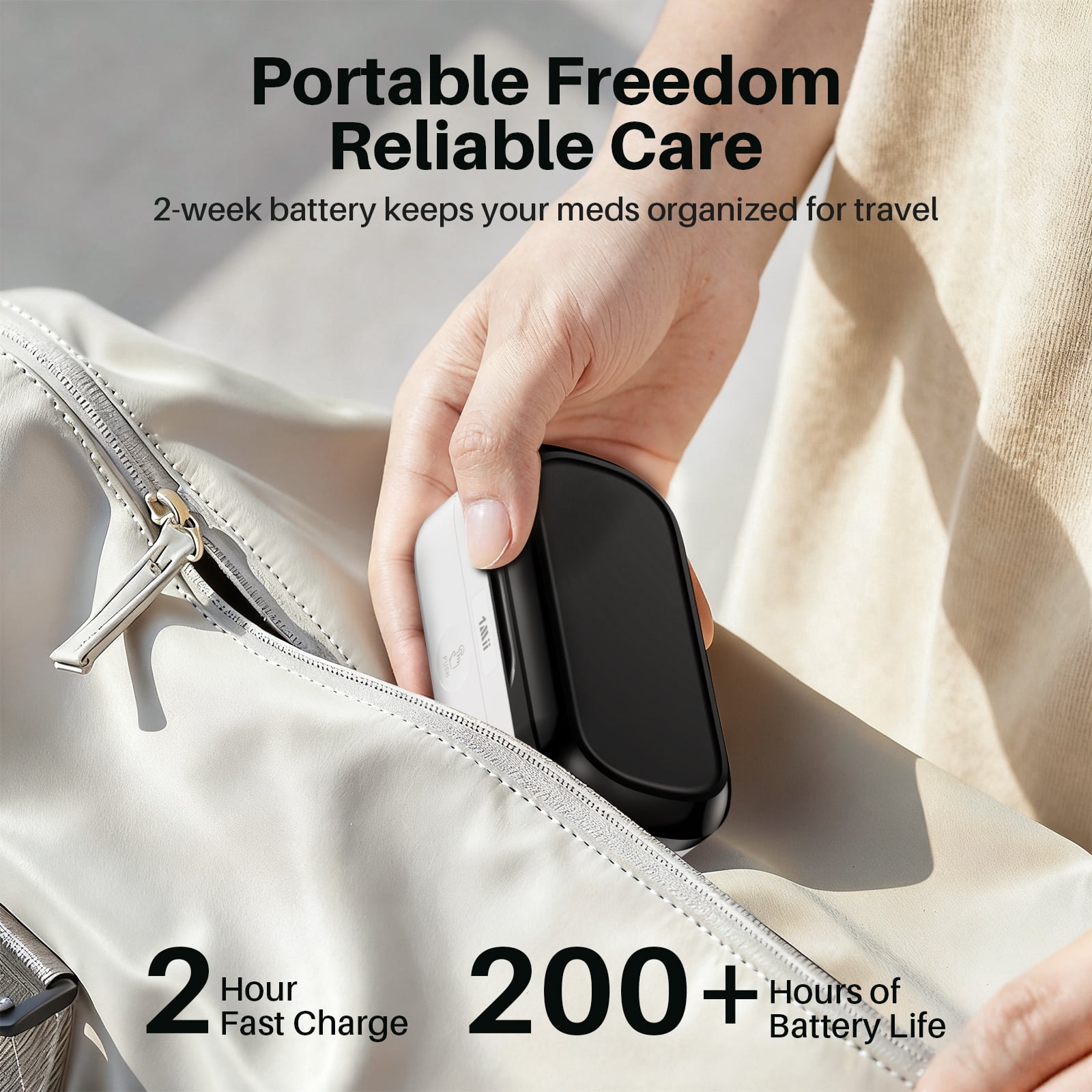 1Mii Open-Ear Bluetooth Headphones with Organizer Box, 180° Rotatable Earhooks, 48H Battery, IP5 Waterproof
