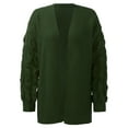 thumbnail image 5 of Vedolay Sweaters for Women Button Down Soft Knit Cardigan Coats Army Green,S, 5 of 5