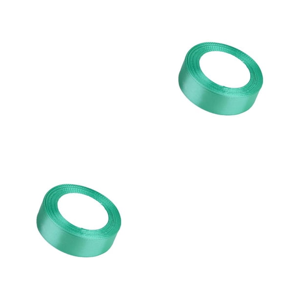 Yuarrent Paquete Cinta Accesorios para manualidades DIY Cintas de poliéster Pastel Verde pavo real 54 Verde Pavo Real 54 2piezas Yuarrent CBP273903