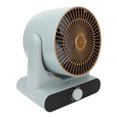 thumbnail image 4 of Ventilador de aire mini de verano, ventilador de escritorio ajustable para salón de uñas en interiores, enchufe europeo de 250 V, verde, 4 of 10
