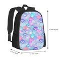 thumbnail image 2 of Balery Watercolor Sea Shells 1 Backpack for Men and Women - Durable 600D Oxford Cloth -Large Capacity, Water-Resistant School, Travel, and Hiking Bag, 2 of 7