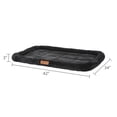 thumbnail image 2 of Vibrant Life Extra Large Cozy Luxe Crate Mat Pet Bed, Dark Gray, 42" x 34", 2 of 6