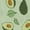 Avocado Pattern, variant on Retro Art Graffiti Design Short Sleeve Maxi Dress, Crew Neck Round Neck Casual Maxi Dress Side Pockets Casual Dress for Travel Summer