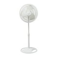 thumbnail image 2 of Lasko 16 Inch Oscillating Adjustable Tilting Pedestal Stand Fan, White (2 Pack), 2 of 6