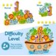 thumbnail image 4 of Juego de equilibrio de madera 2 en 1 con bloques de animales, juguetes apilables de madera, juegos de apilamiento para niños, juguetes educativos preescolares, apto para niños de 3 años en adelante., 4 of 5