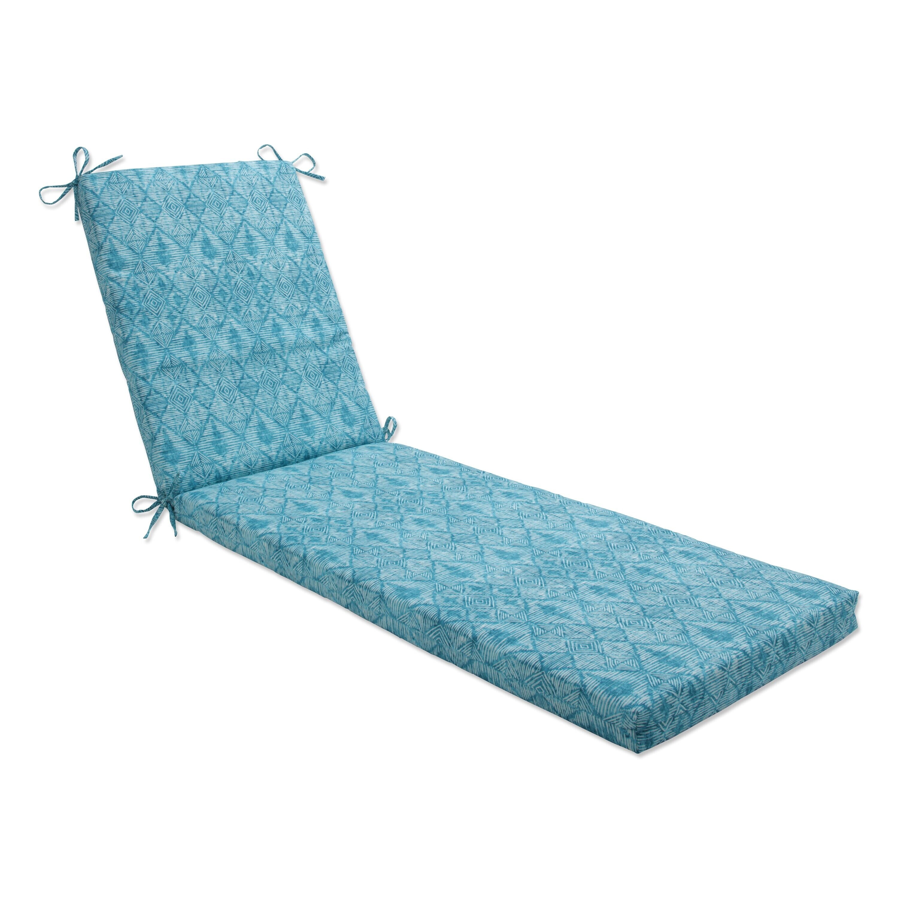 Pillow Perfect Outdoor Indoor Nesco Caribe Chaise Lounge Cushion 80 X