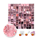 thumbnail image 2 of Panel Decorativo 4d Eco Shimmer Wall DECOWORLD 24pz 30*30cm Lentejuela Rosa Gold, 2 of 5