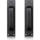thumbnail image 1 of 2 manijas de puerta corredera negras para cocina/muebles/gabinete/armario/manija de cajón para bufandas de puerta de granero, 1 of 5